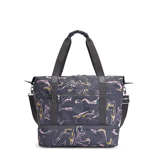 Kipling Art M Weekender Printed Toteväska Grå | SE 1457VR